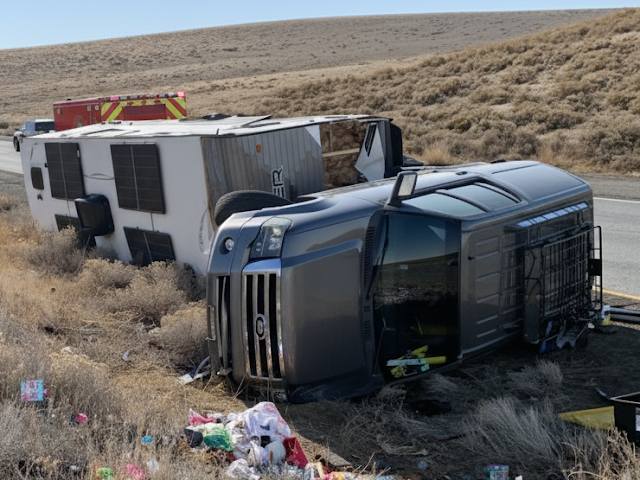 RV Accident on road